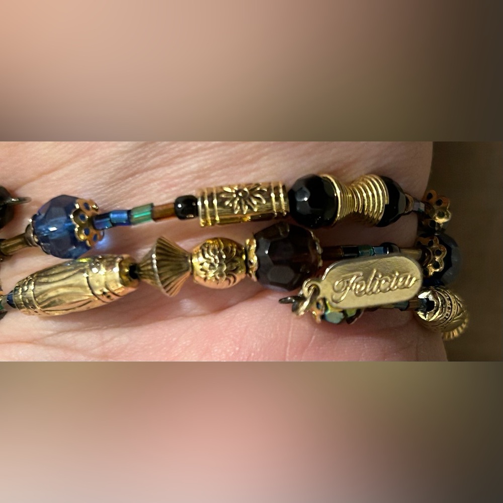Felicia Signed, Multilayer Mutlicolor Wrap Bracel… - image 4